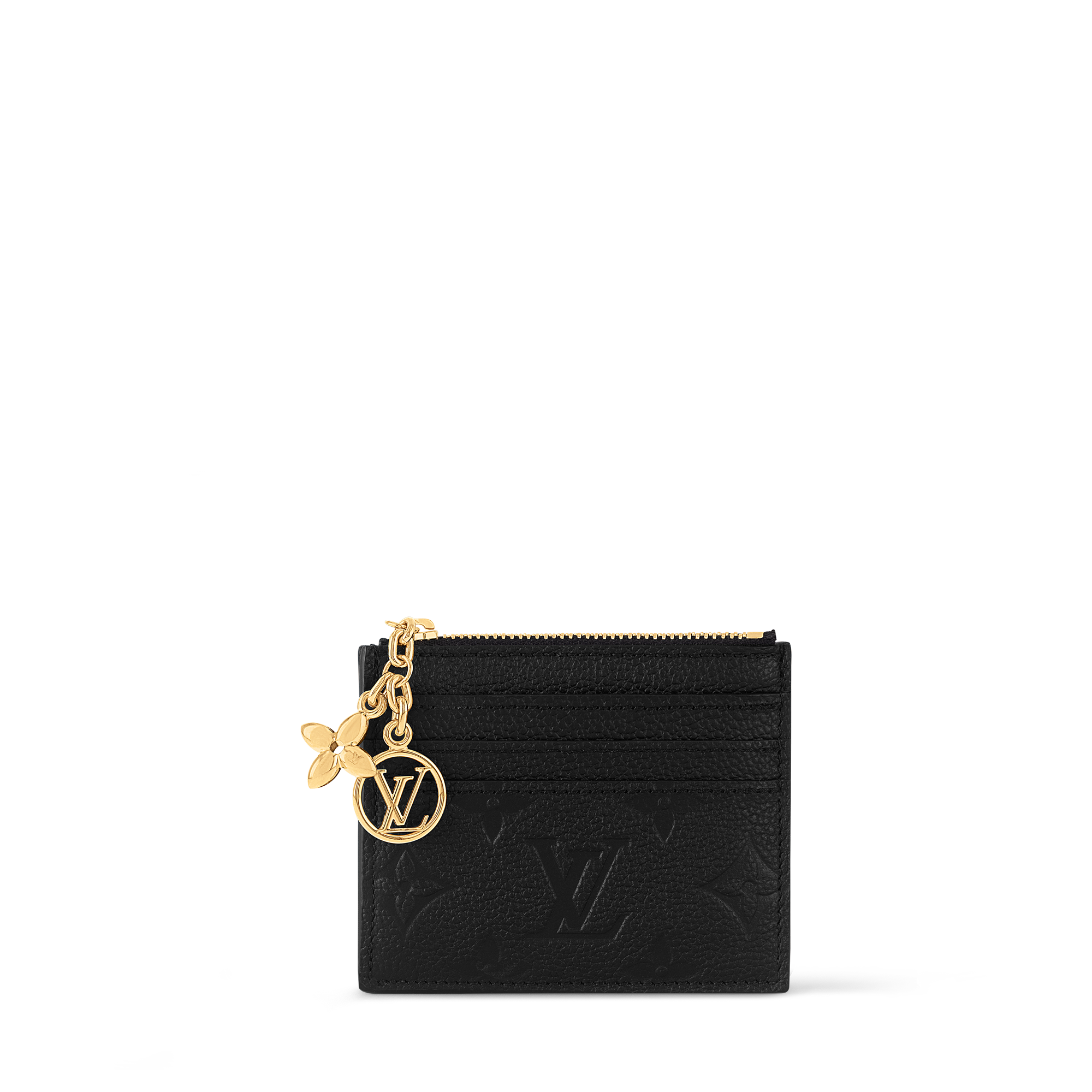 Flora Card Holder Monogram Empreinte Leather - Wallets and Small